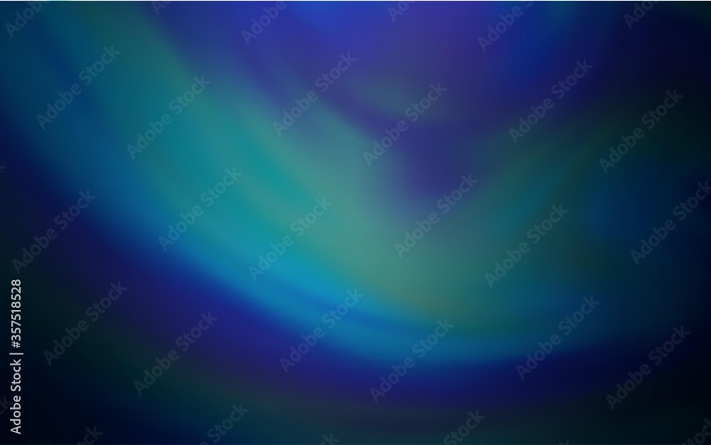 Fototapeta premium Dark BLUE vector blurred and colored pattern.