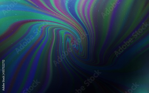 Dark BLUE vector background with astronomical stars.