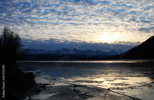 Chilkat River in Haines Alaska photo