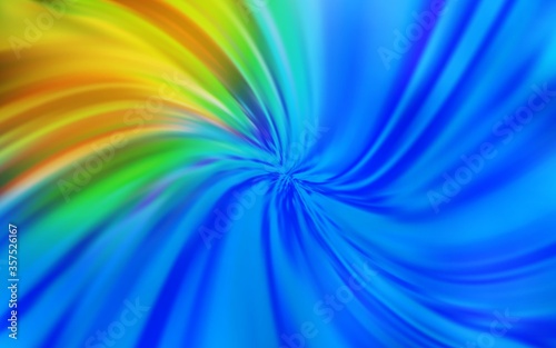 Light Blue  Yellow vector colorful blur backdrop.