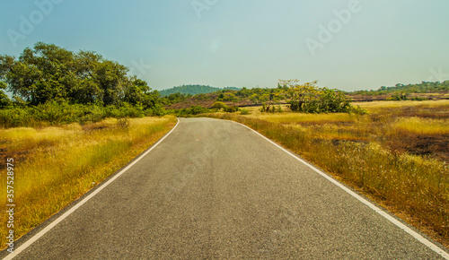 Road in the Indian Countryside, Goa, India