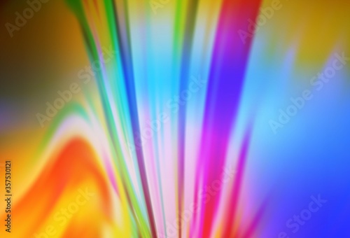 Light Multicolor vector blurred bright template.