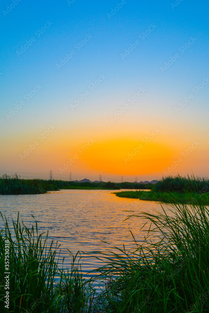 Beautiful Sunset from Jeddah Saudi arabia
