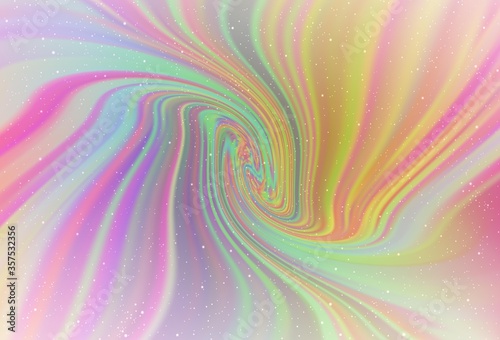 Light Multicolor vector texture with milky way stars.