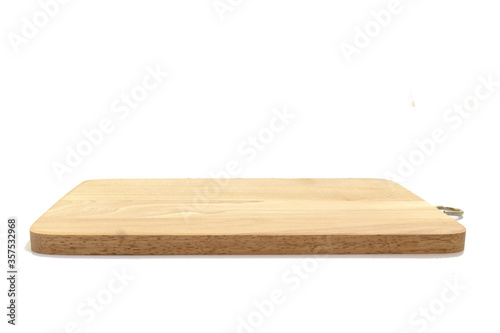 Fototapeta Naklejka Na Ścianę i Meble -  Wooden cutting board isolated on white background