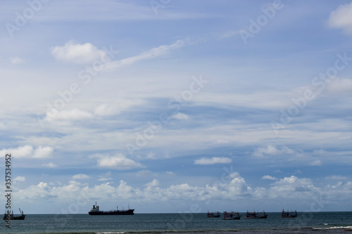 Beautiful scenery of panoramic and sea background