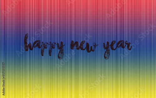Happy New Year abstract colorful graphic background