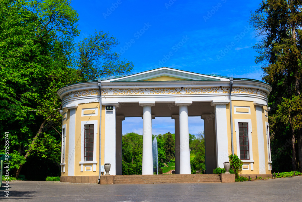 Flora Pavilion in Sofiyivka park in Uman, Ukraine