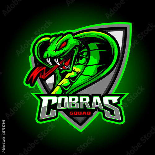 Cobras Esport Mascot Logo Design