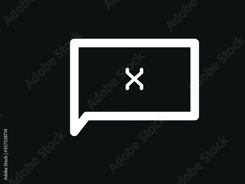 Fototapeta Capital letter X vector image