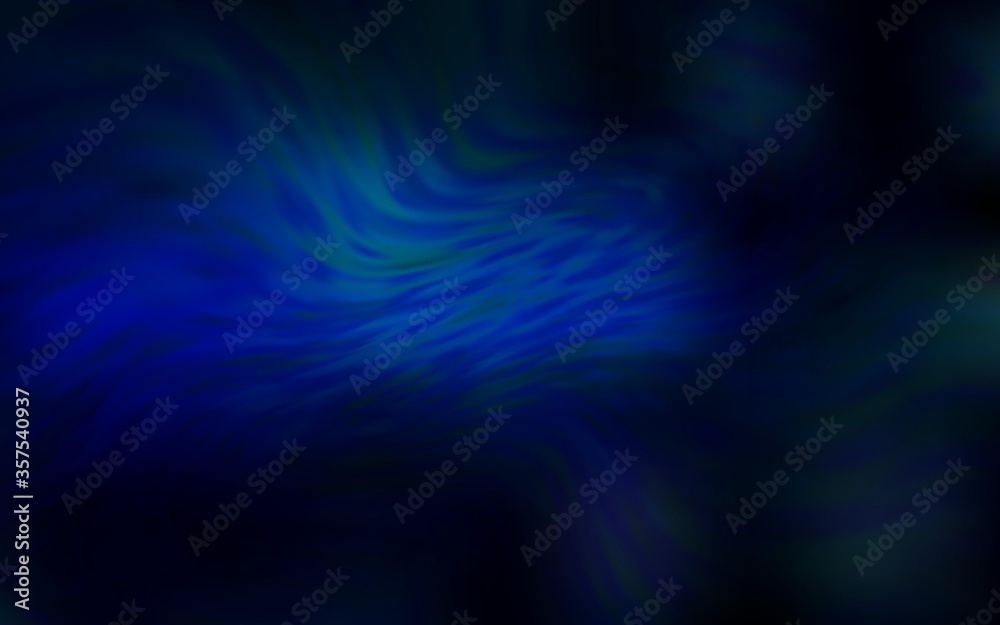 Fototapeta premium Dark BLUE vector blurred bright template.