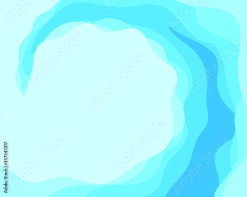 Abstract shapes composition, vector graphic design, background