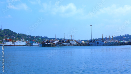 boats in the harbor © Rince