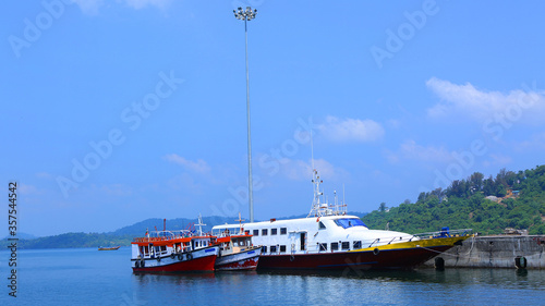 boat on the river