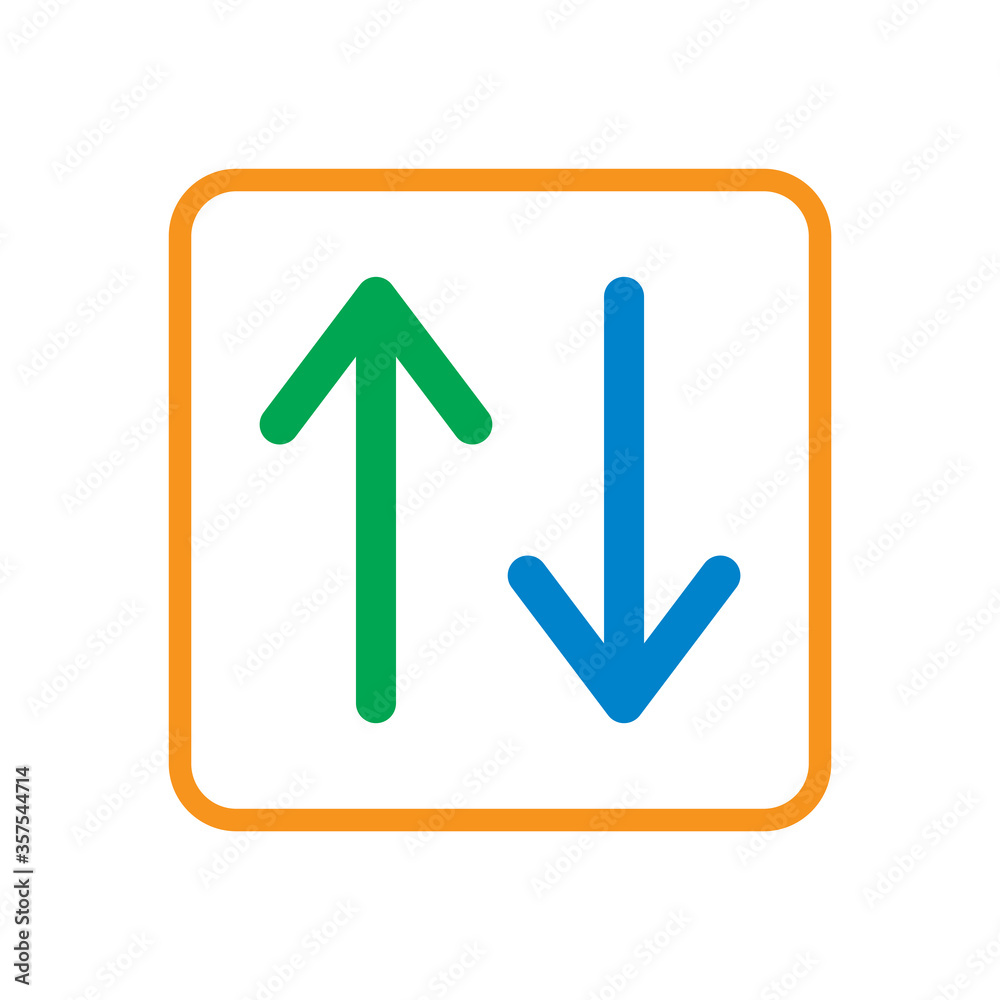 download and upload icon vector template download and upload icon vector template