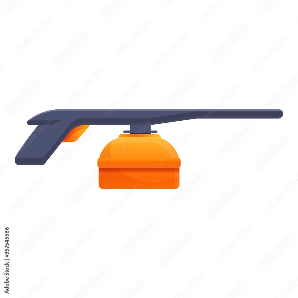 Paint air compressor icon. Cartoon of paint air compressor vector icon for web design isolated on white background Paint air compressor icon. Cartoon of paint air compressor vector icon for web design isolated on white background