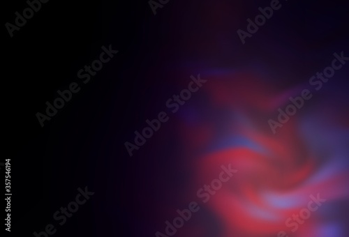 Dark Purple vector blurred shine abstract background.