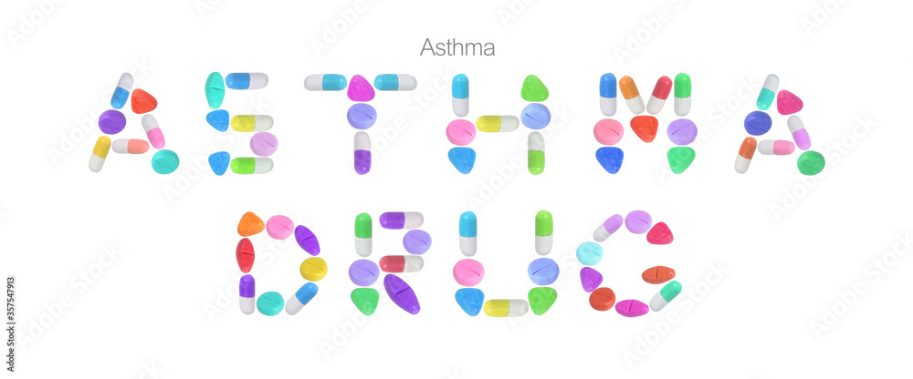 miniature drug model arrange in alphabet isolated on white background miniature drug model arrange in alphabet isolated on white background