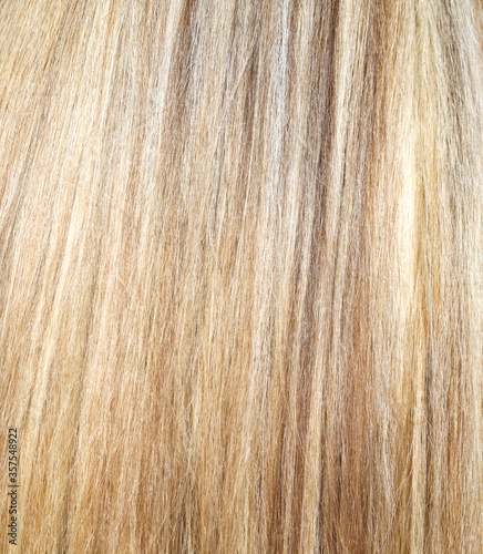 Blonde hair as an abstract background.