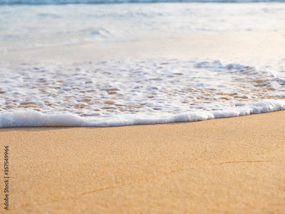 close up sand with wave of sea beach close up sand with wave of sea beach
