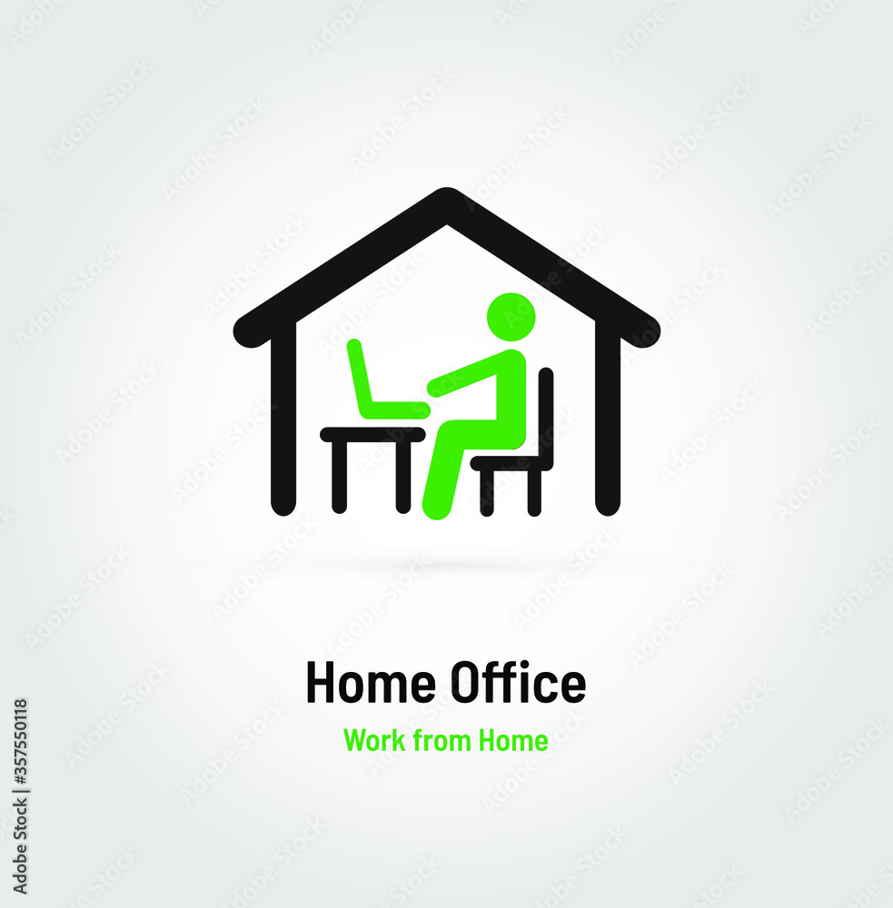Home-Office, Home Office, Work from Home or Working from Home Allowed