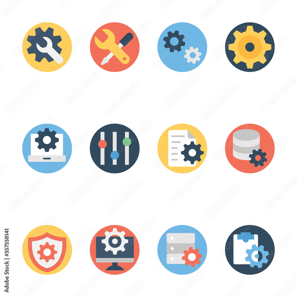 Configuration and Settings Vector Pack