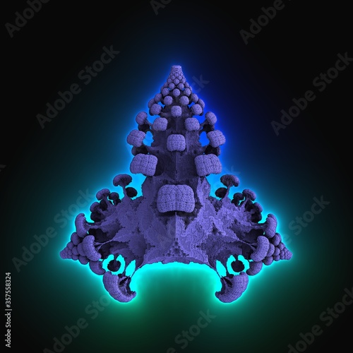 Schilderij op canvas FractalObject LXXII