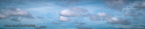 blurred peaceful natural blue sky clouds landscape background