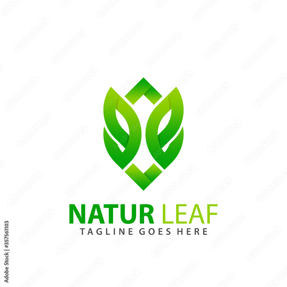 Awesome Letter E Natur Leaf Modern Logo Design Vector Illustration Awesome Letter E Natur Leaf Modern Logo Design Vector Illustration