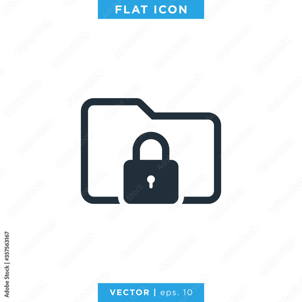 Folder icon vector design template Folder icon vector design template