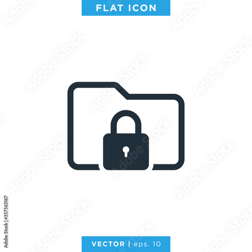 Folder icon vector design template