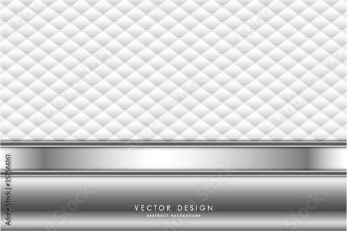  Abstract background luxury of white and gray with upholstery modern design vector illustration