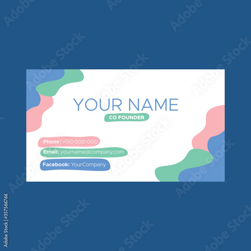 business card template