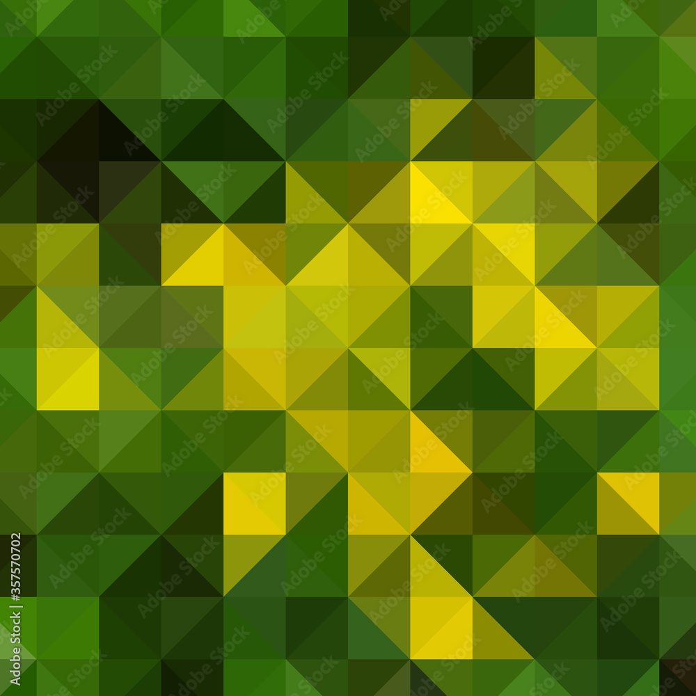 Multi-colored rectangular pixel background. The texture consisting of multi-colored triangles. Multi-colored rectangular pixel background. The texture consisting of multi-colored triangles.