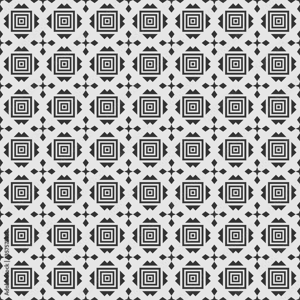 Seamless Geometric Pattern | Black And White Background Pattern | Vector Seamless Geometric Pattern | Black And White Background Pattern | Vector