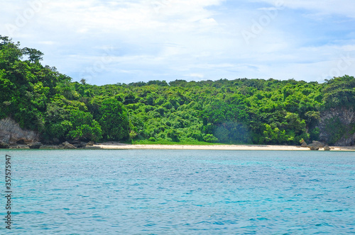 Beach at Boracay island in Aklan, Philippines