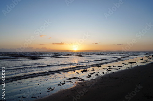 sunset at the beach