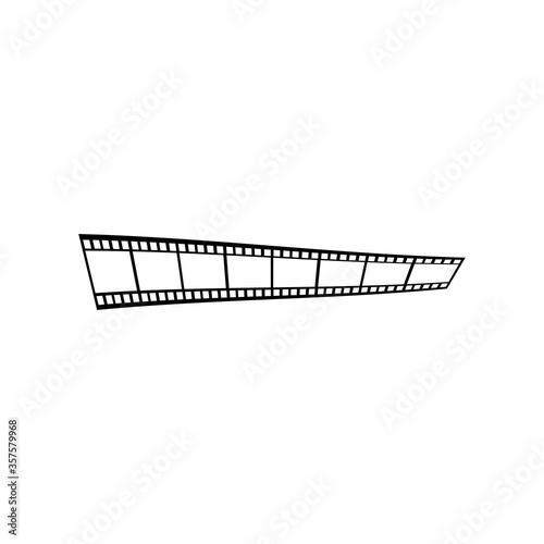 film strip illustration logo vector