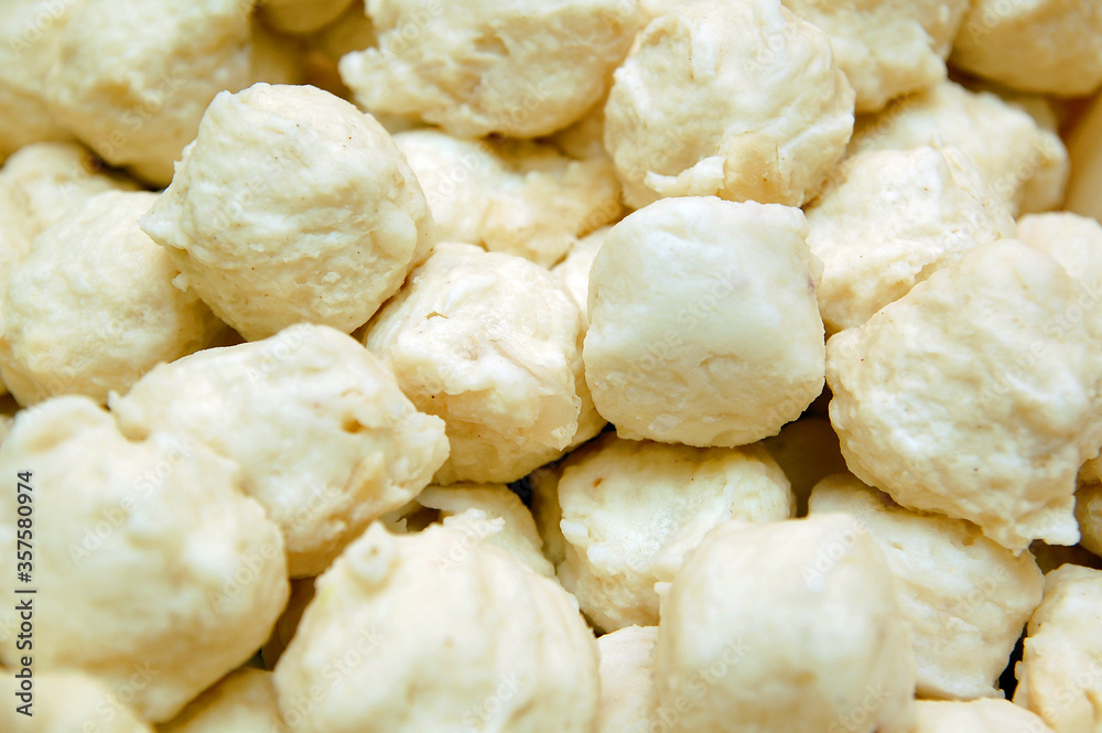 Squid ball ingredients for hot pot soup mix Squid ball ingredients for hot pot soup mix