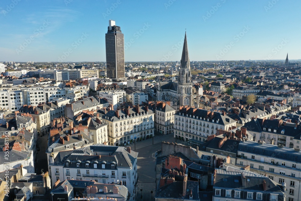Tour de Bretagne sur la place Royale à Nantes