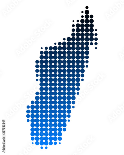 Karte von Madagaskar