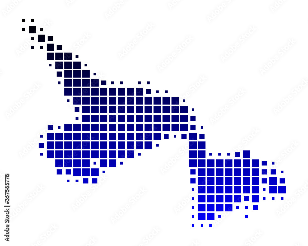 Obraz premium Karte von Newfoundland und Labrador