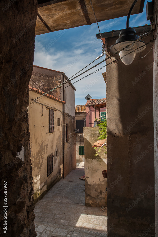 scorcio di paese dell elba