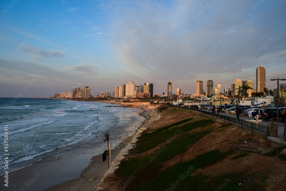 The city of Tel Aviv