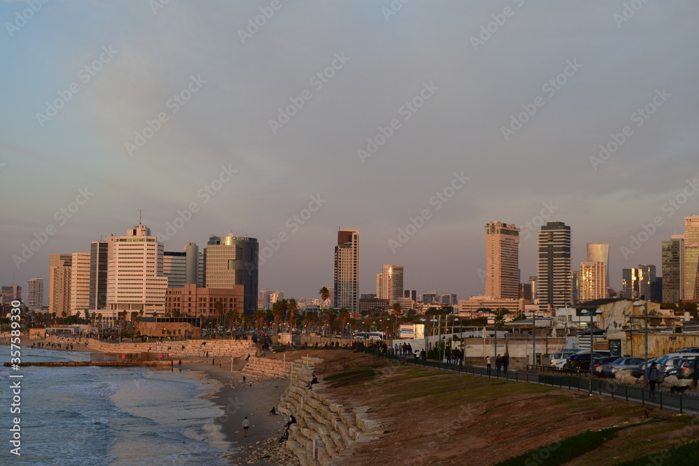 The city of Tel Aviv