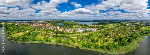 Obraz  Olsztyn-miasto na Warmii w północno-wschodniej Polsce