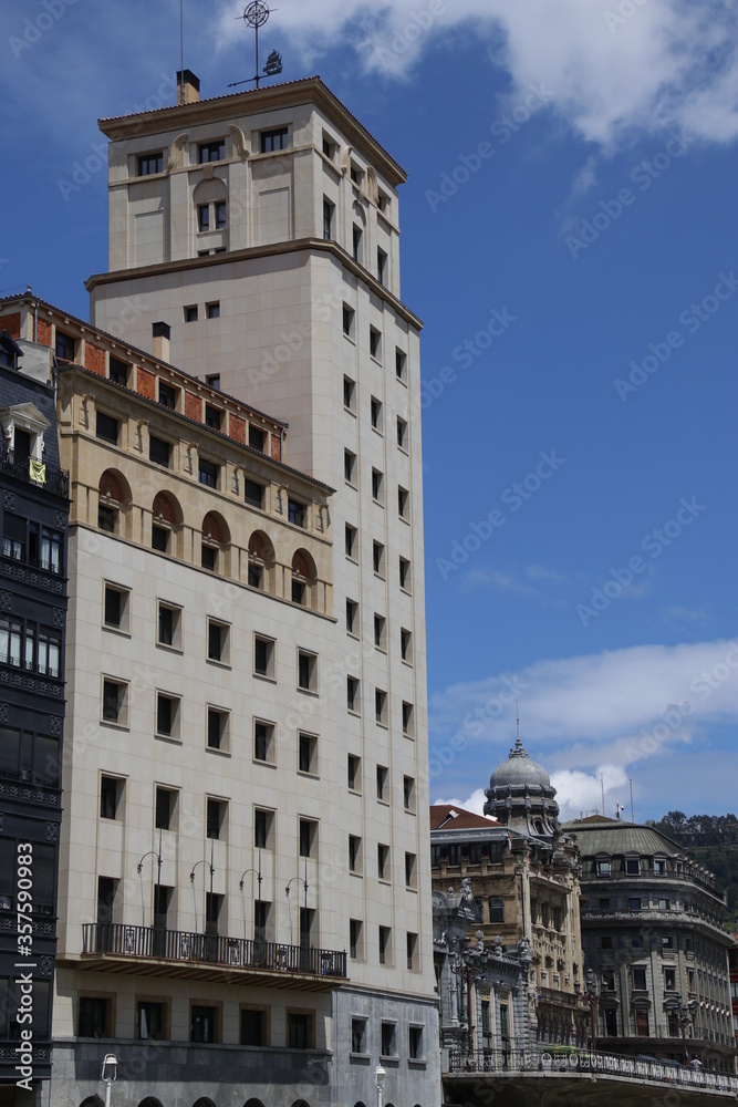 Building in the city of Bilbao Building in the city of Bilbao