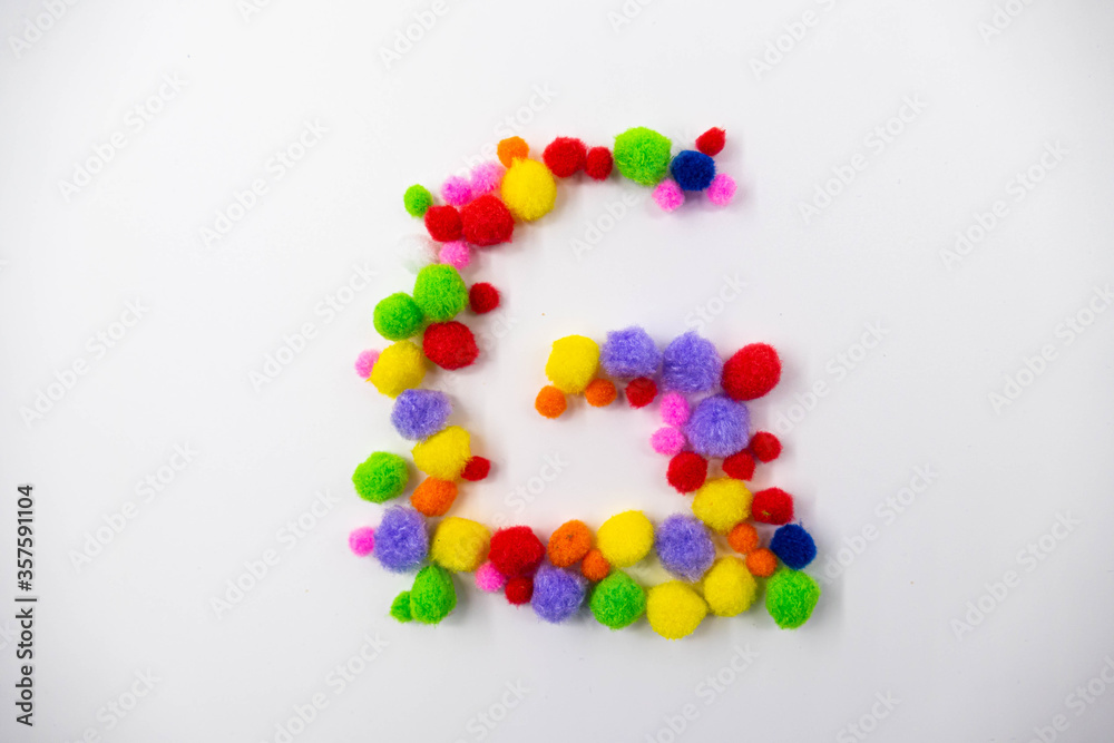 The alphabet in capital letters The alphabet in capital letters