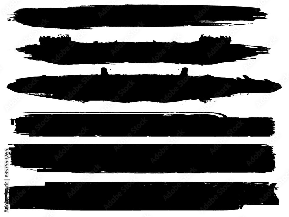 Grunge Paint Roller . Vector brush Stroke . Distressed banner . Black stripes isolated. paintbrush collection . Modern Textured shape . Dry border in Black . Bulge lines Grunge Paint Roller . Vector brush Stroke . Distressed banner . Black stripes isolated. paintbrush collection . Modern Textured shape . Dry border in Black . Bulge lines