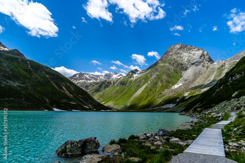 Rifflsee Pitztaler Alpen, Österreich